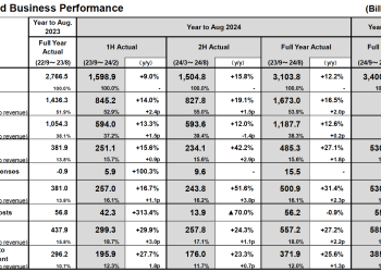 Consolidated Business Performance